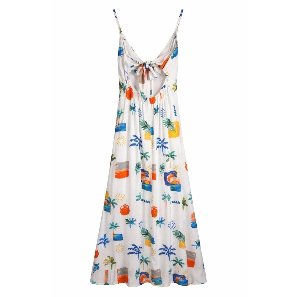 Paper Heart Tropical Coastal Resort Maxi Dress Small NWT - Picture 3 of 8